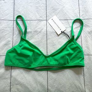 New Solid & Striped The Rachel Bikini Top Cricket Green Size Medium